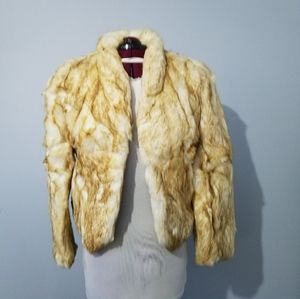 Rabbit Fur Jacket Coat